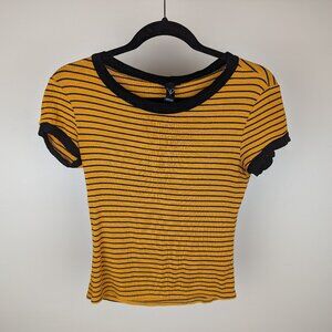 WINDSOR Striped Short Sleeve Shirt